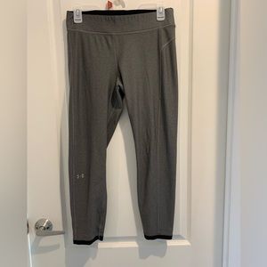 Under Armour Women Large Heat Gear Compression Leggings Workout Gym Athletic